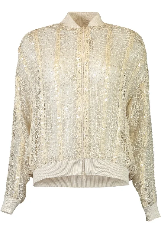 Net Embroidered Bomber