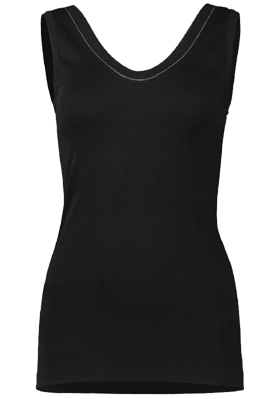 Monili Trim Tank - Black