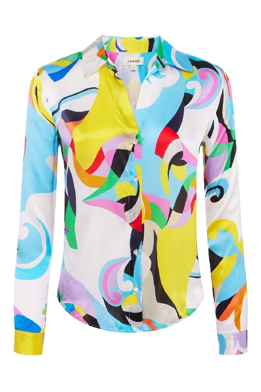 Tyler Blouse - Small Multi Kaleidoscope