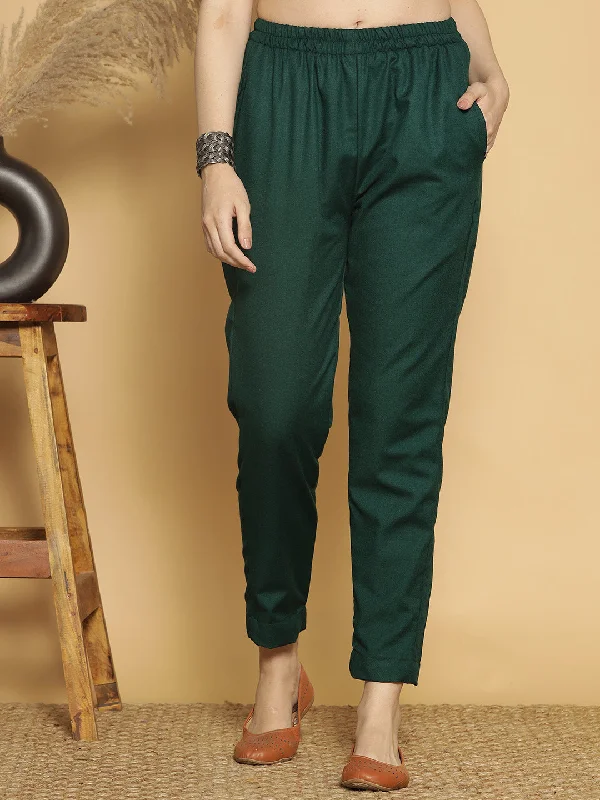 BottleGreen Acrylic Pants