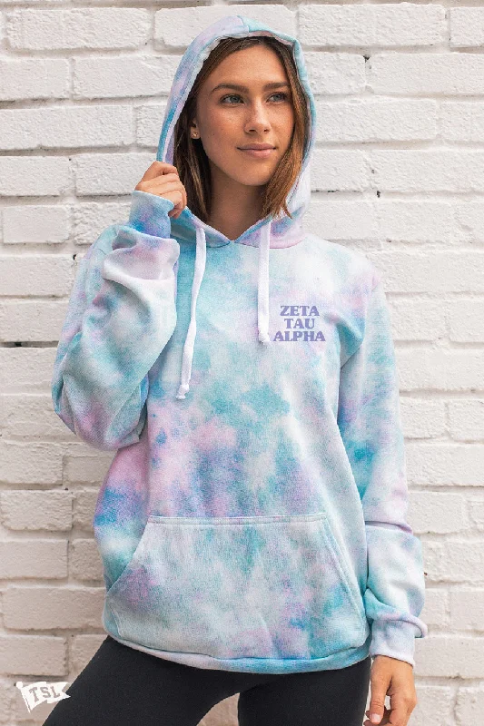 Zeta Tau Alpha Digi-Tie Dye Hoodie