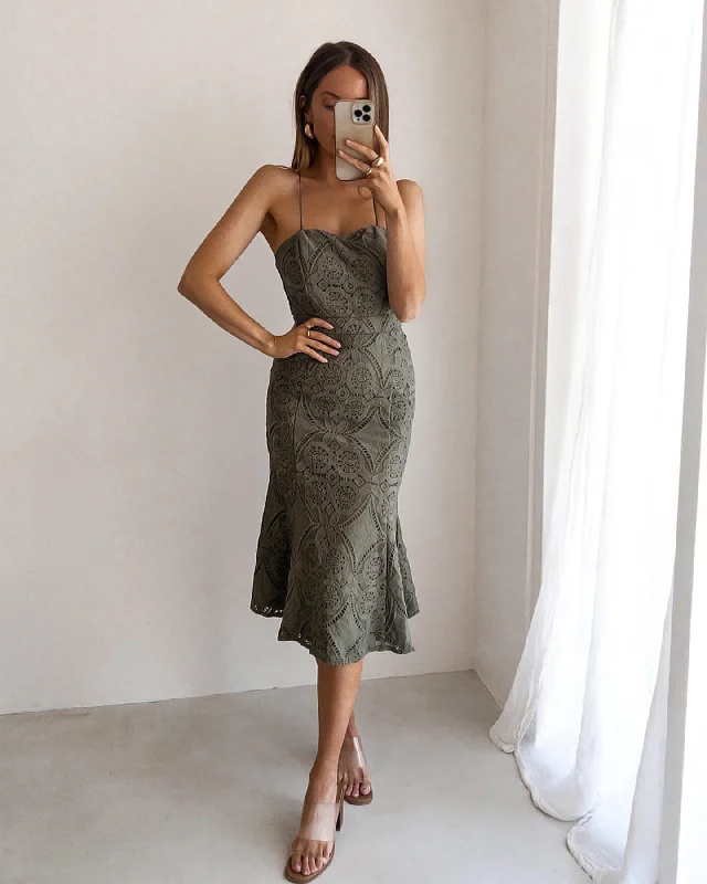 Serenity Dress-Khaki