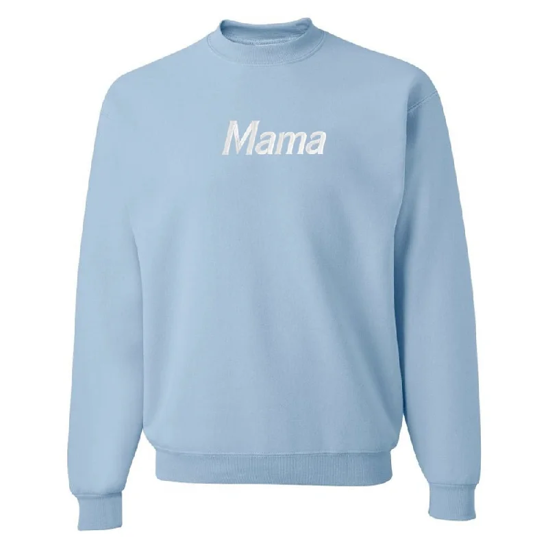 Mama Embroidered Crewneck Sweatshirt