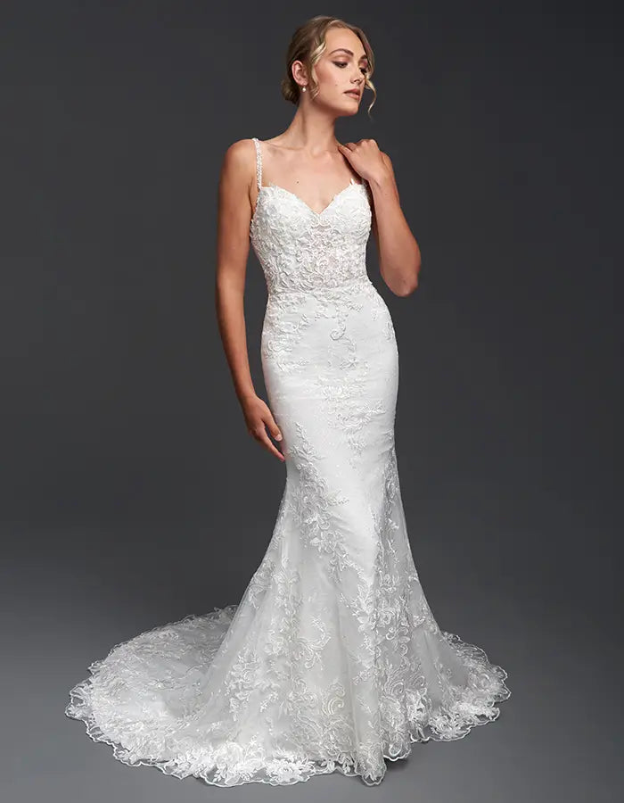 DingJiDress a beautiful sheath Wedding Dresses