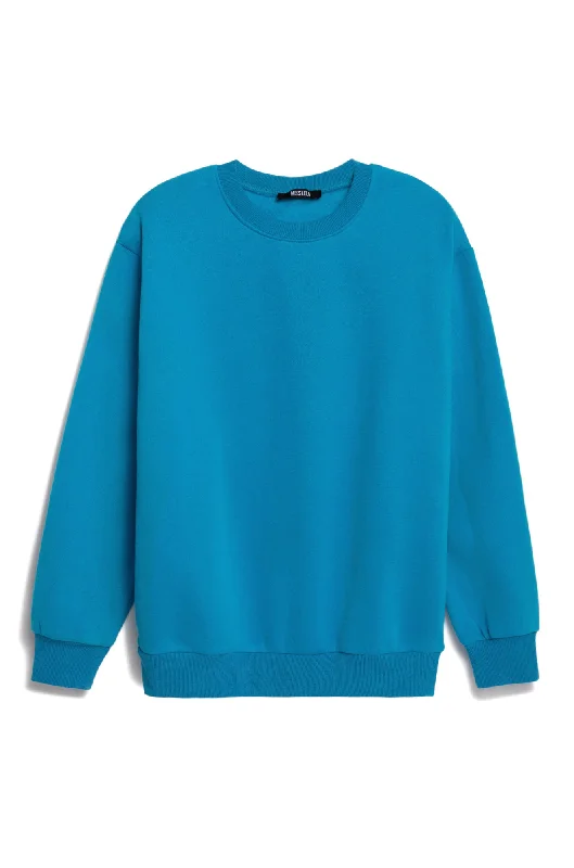 Cozy Feels Adult Crewneck Sweater - Blue