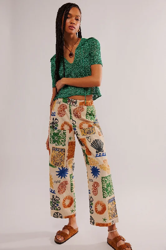 Seaside Pull-On Pants