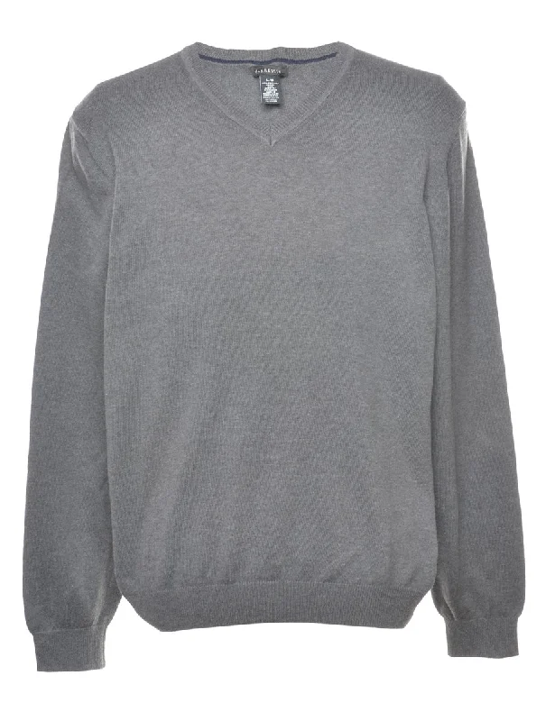 Van Heusen Grey Jumper - L