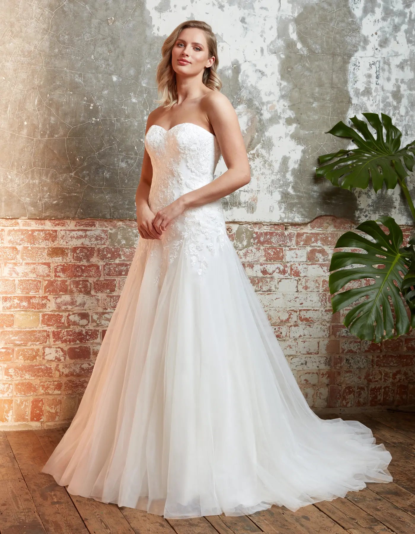 DingJiDress an elegant fit and flare with strapless bodice