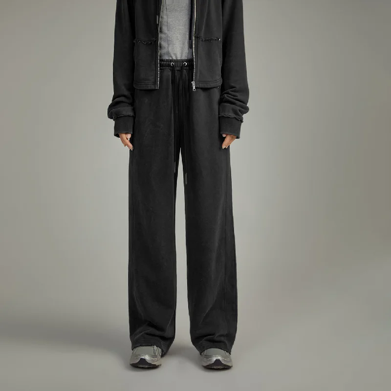 Simple Wide Casual String Pants