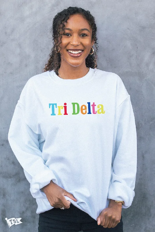 Delta Delta Delta Elementary Crewneck